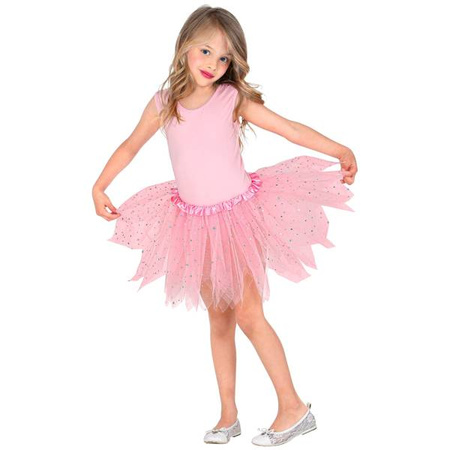 SPÓDNICZKA TUTU JASNY RÓŻ 30 CM