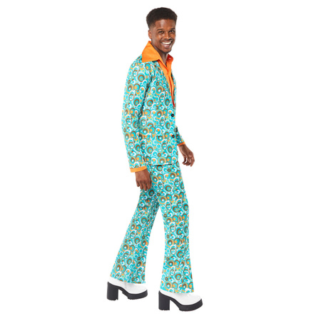 STRÓJ MĘSKI GARNITUR GROOVY TURKUS 