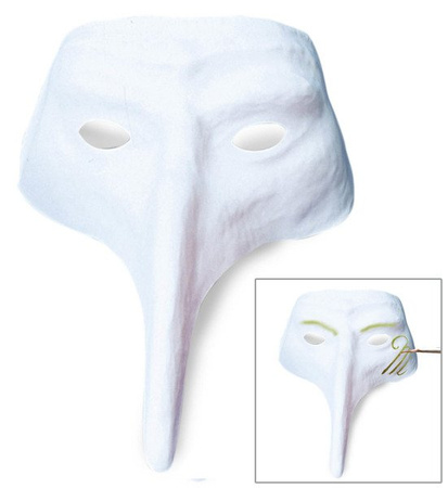 MASKA PTAK BIAŁA DO MALOWANIA