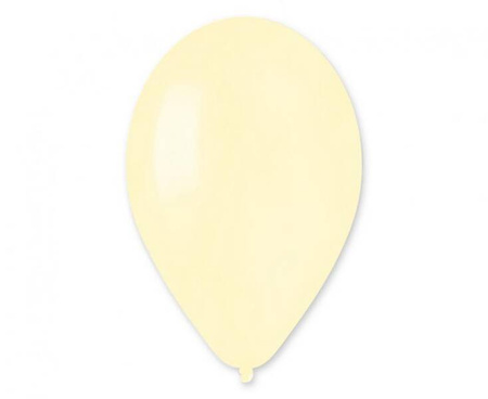 BALONY LATEKSOWE KREMOWE JASNE 30 CM 100 SZT