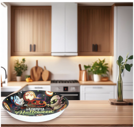 DEKORACJA MISKA MAŁE POTWORY HALLOWEENOWA 32 CM