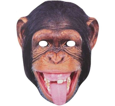 MASKA PAPIEROWA SZYMPANS MAŁPA
