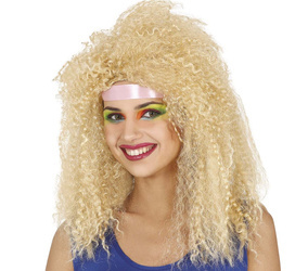 PERUKA BLOND TRWAŁA LATA 80