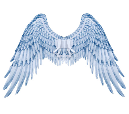 SKRZYDŁA ANIOŁA SREBRNE 100 X 70 CM