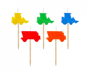 ŚWIECZKI PIKERY BUDOWA 5 SZT