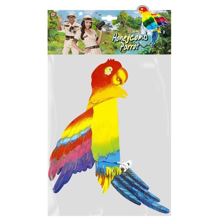 DEKORACYJNA KOLOROWA PAPUGA