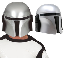 SREBRNY KASK KOSMICZNEGO ŻOŁNIERZA