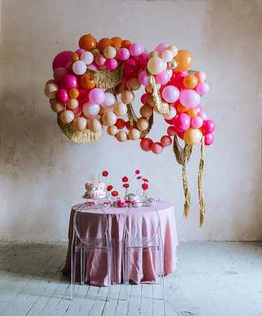 BALONY LATEKSOWE Z ŁĄCZNIKIEM 33 CM NUDE 20 szt.