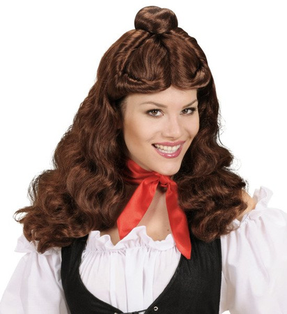 APASZKA CZERWONA SATYNA