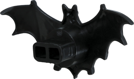 ZESTAW Z 3 GWIZDKAMI W KSZTAŁCIE NIETOPERZA 9X4 CM