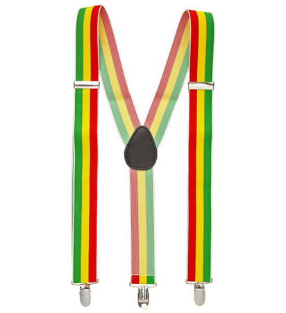 Szelki Jamajka, Rasta, Kolorowe, dodatek do stroju