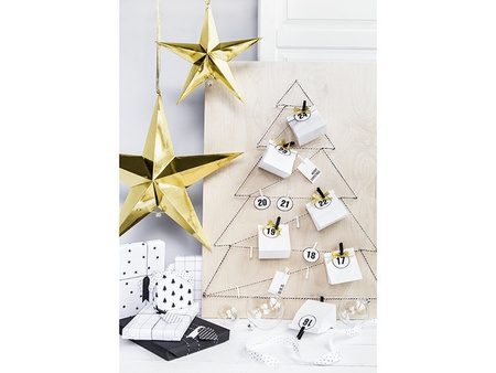 GWIAZDA PAPIEROWA 45 CM ZŁOTA