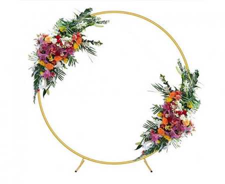 Stelaż okrągły, złoty, 150cm