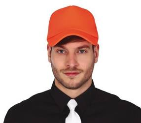 CZAPKA Z DASZKIEM NEONOWA POMARAŃCZOWA