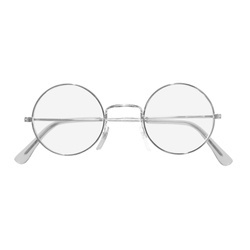 OKULARY SREBRNE OKRĄGŁE