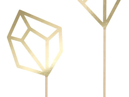 Toppery Kryształy, 12,5-24,5cm (1 karton / 50 op.) (1 op. / 5 szt.)