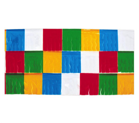 GIRLANDA FRĘDZLE PLASTIKOWE KOLOROWE DŁUGIE