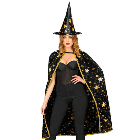 ZESTAW CZARODZIEJA CZARNO ZŁOTY