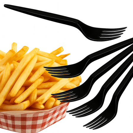 WIDELCE WIELORAZOWE CZARNE 18 CM 8 SZT