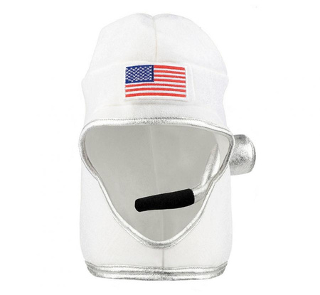 Hełm czapka biała Astronauty kosmonauta kosmos