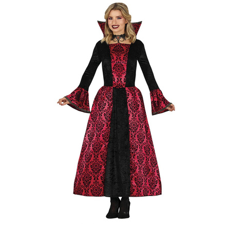 STRÓJ CZERWONA WAMPIRZYCA GOTYCKA