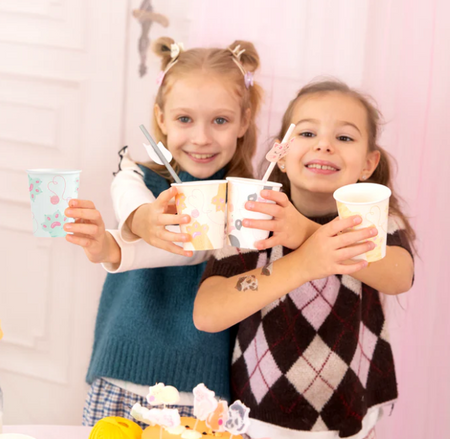 KUBECZKI PAPIEROWE KOTKI 6 SZT 