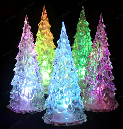 CHOINKA ŚWIECĄCA LED KOLOROWA 12 CM