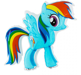 BALON FOLIOWY RAINBOW DASH 83 CM