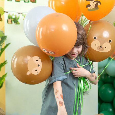 BALONY LATEKSOWE LEŚNI PRZYJACIELE 30 CM 8 SZT.