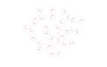 KONFETTI PAPIEROWE SŁODKI KOTEK 36 SZT 