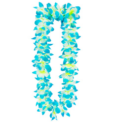 KWIATY HAWAJSKIE BIAŁO-NIEBIESKIE