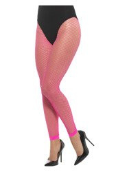 LEGINSY KABARETKI RÓŻOWE NEONOWE