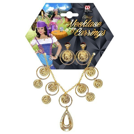 ZESTAW BIŻUTERII ZŁOTEJ