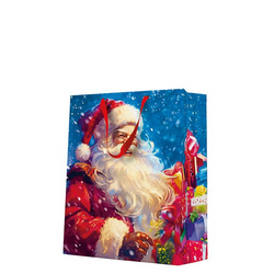 TORBA PREZENTOWA ŚWIĘTY MIKOŁAJ 26 X 33 X 13 CM