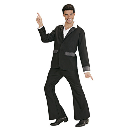 "BLACK PARTY SUITS" (jacket, pants)