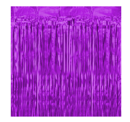 KURTYNA IMPREZOWA FIOLETOWA 100 X 200 CM