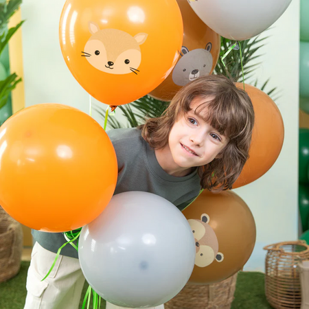 BALONY LATEKSOWE LEŚNI PRZYJACIELE 30 CM 8 SZT.