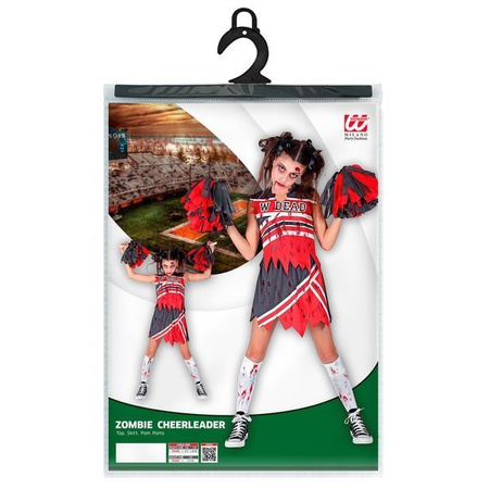 STRÓJ CHEERLEADERKA ZOMBIE