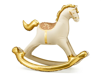 BALON FOLIOWY KOŃ NA BIEGUNACH 106 CM