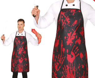 KRWAWY FARTUCH CZARNY