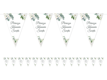 BANER PIERWSZA KOMUNIA ŚWIĘTA BIAŁE RÓŻE