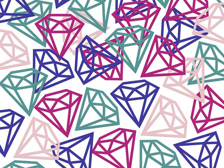 KONFETTI KOLOROWE DIAMENTY 12 szt