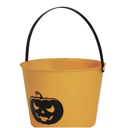 WIADERKO NA CUKIERKI 15 CM Z LEDEM NA DOLE HALLOWEEN