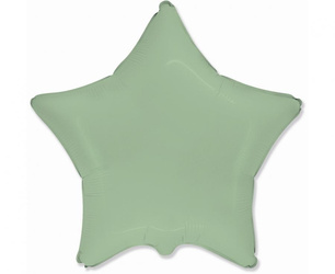 BALON FOLIOWY 18 CALI 46 CM GWIAZDA MIĘTOWA