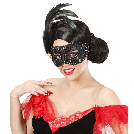 MASKA KARNAWAŁOWA CZARNA