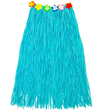 SPÓDNICA HAWAJSKA BŁĘKITNA