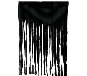 ZASŁONA NA HALLOWEEN CZARNA