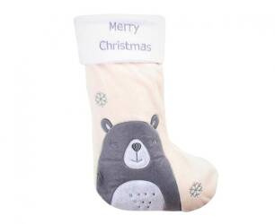 SKARPETA ŚWIĄTECZNA MIŚ BIAŁA