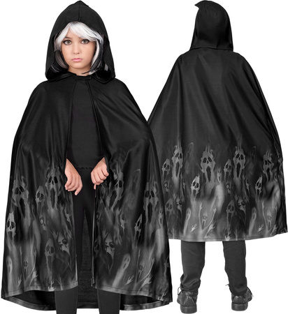 PELERYNA DZIECIĘCA CZARNA 90 CM 