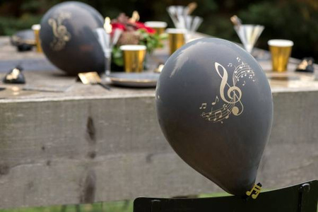 BALONY LATEKSOWE PIĘCIOLINIA 23 CM